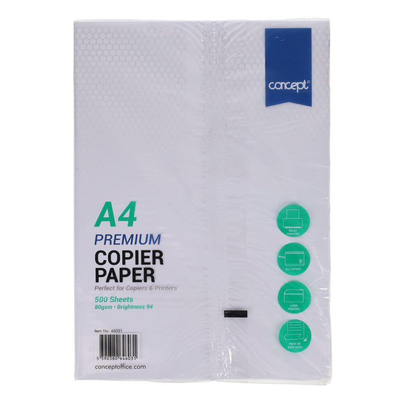 Concept A4 Premium Copier Paper - 80gsm - 500 Sheets