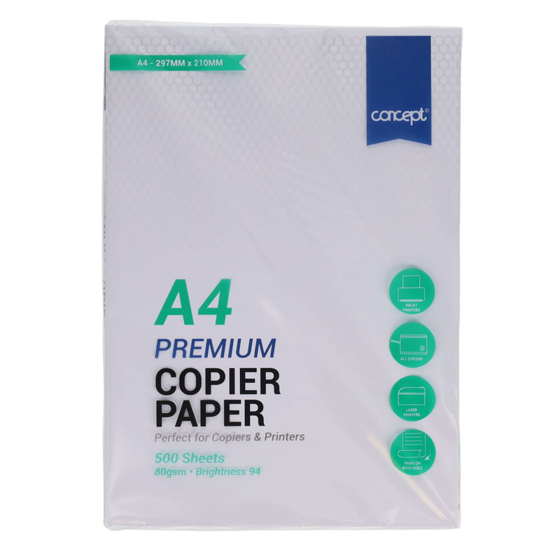 Concept A4 Premium Copier Paper - 80gsm - 500 Sheets