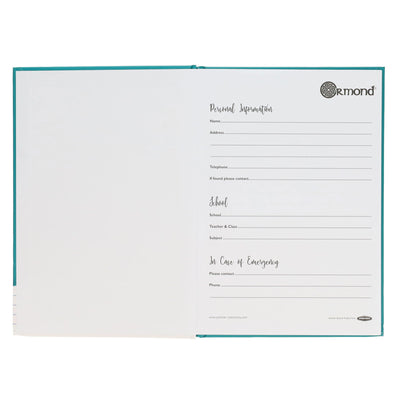 Ormond A5 Hardcover Notebook - 160 Pages - Pack of 5