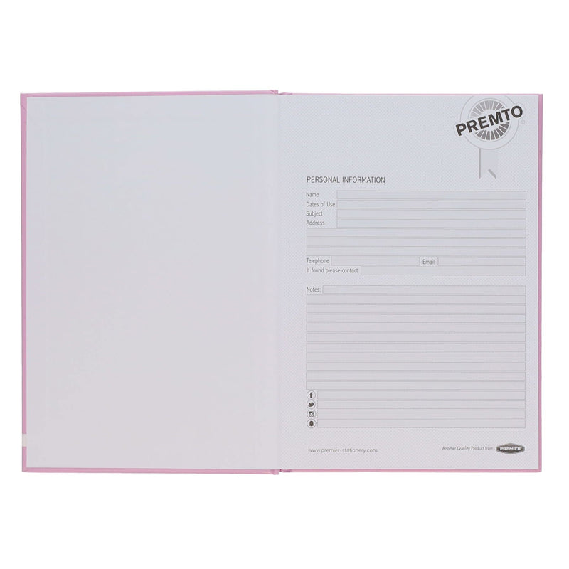 Premto Pastel Multipack | A5 Hardcover Notebook - 160 Pages - Pack of 5