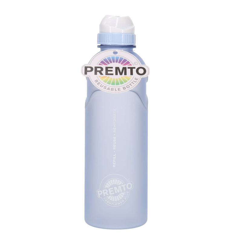 Premto 500ml Stealth Soft Touch Bottle - Pastel - Cornflower Blue