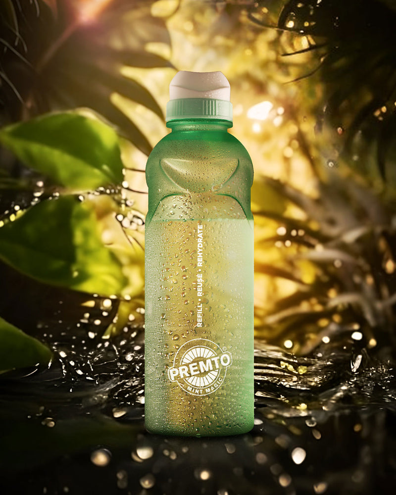 Premto 500ml Stealth Soft Touch Bottle - Pastel - Mint Magic
