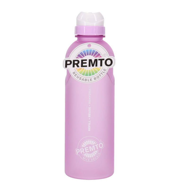 Premto 500ml Stealth Soft Touch Bottle - Pastel - Wild Orchid