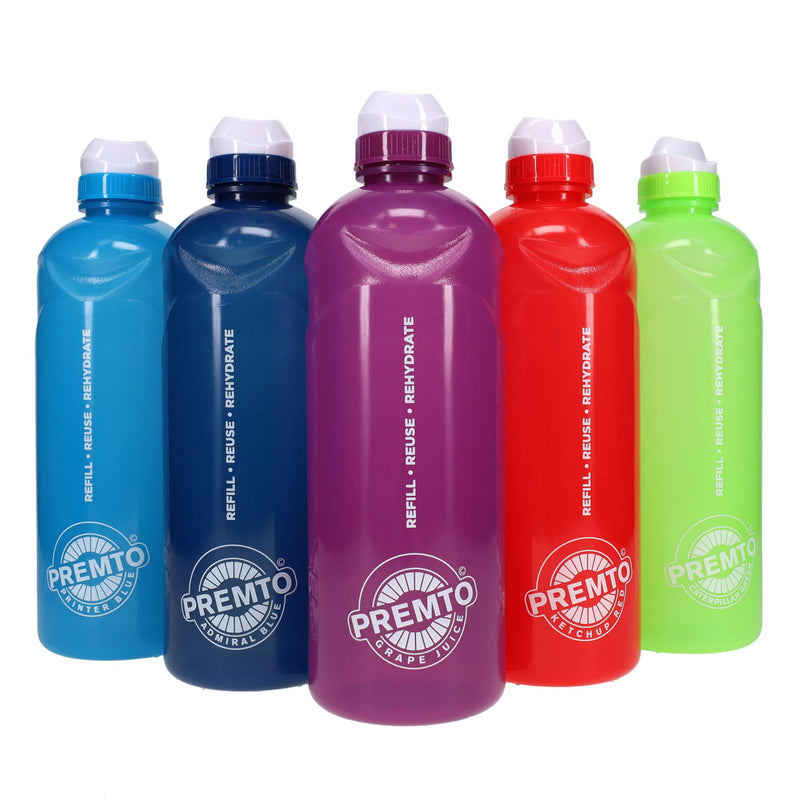 Premto 1 Litre Stealth Bottle - Caterpillar Green