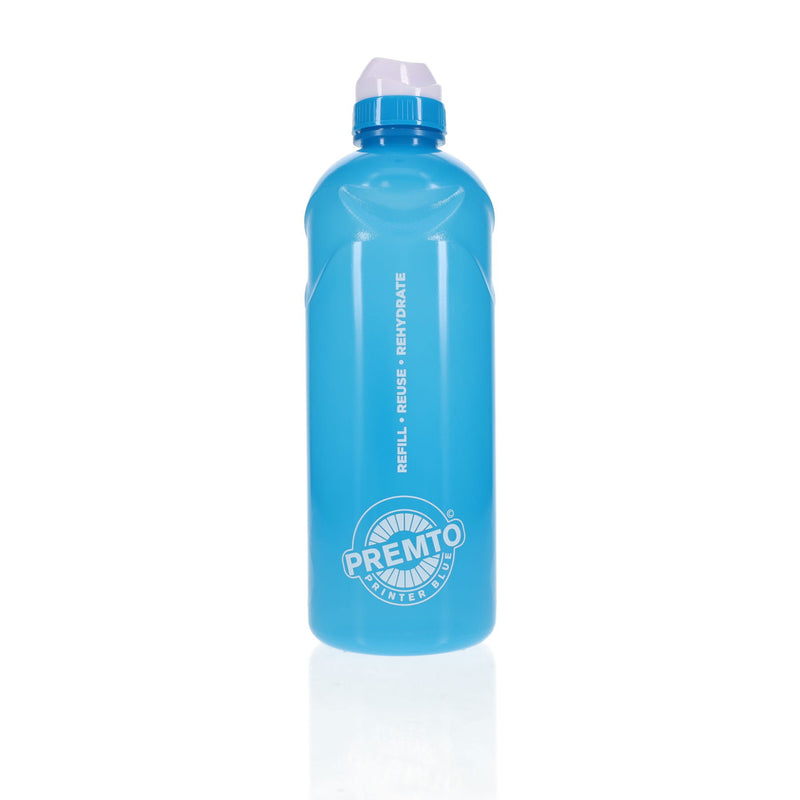 Premto 1 Litre Stealth Bottle - Printer Blue