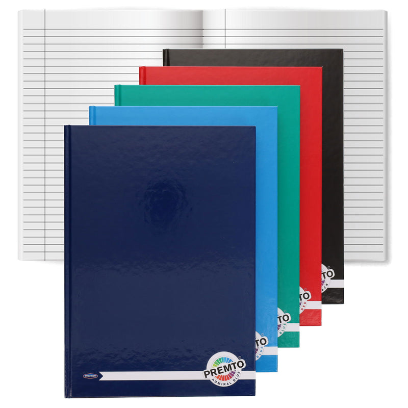 Premto A4 Multipack | Hardcover Notebook - 160 Pages - Series 2 - Pack of 5