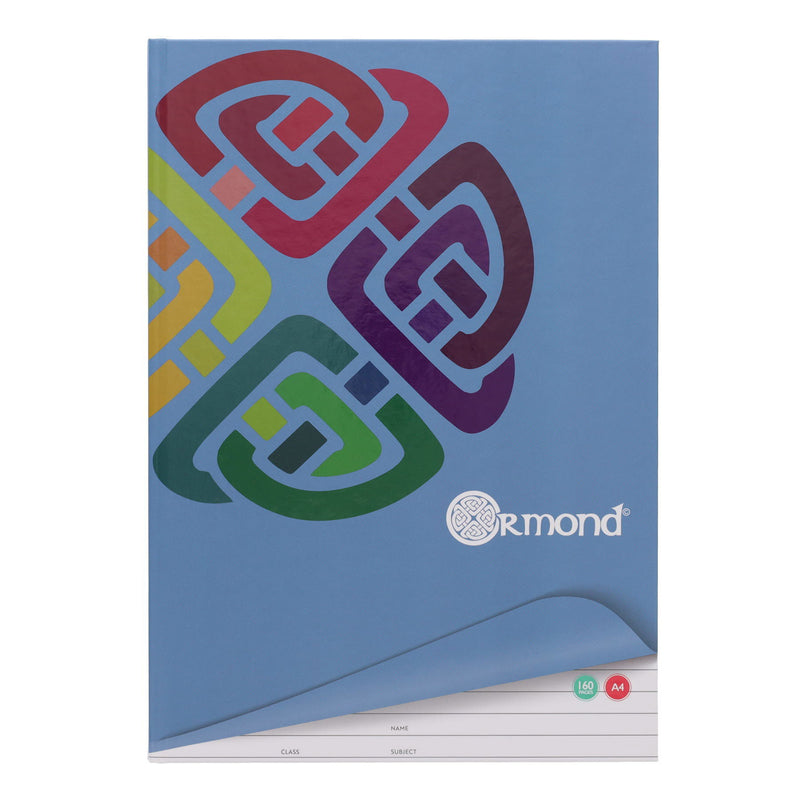 Ormond Multipack | A4 160pg Hardcover Notebook - Pack of 5