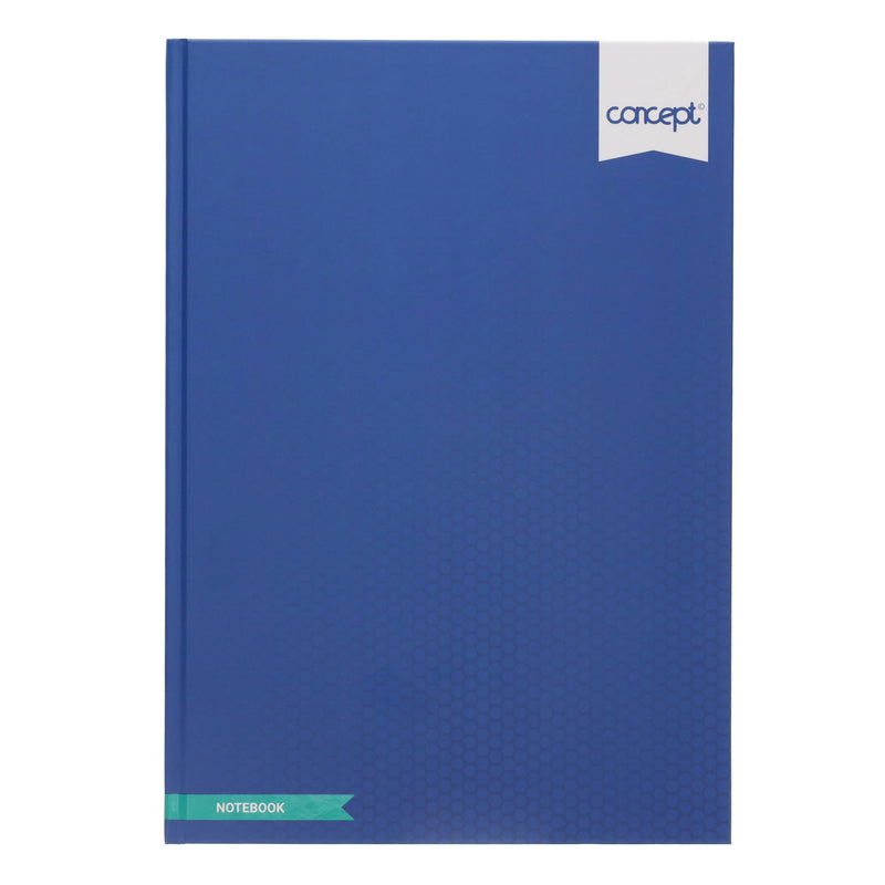 Concept A4 Hardcover Notebook - 160 Pages - Blue