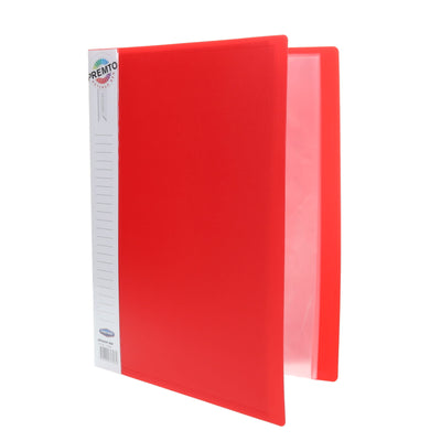 Premto A4 40 Pocket Display Book - Ketchup Red