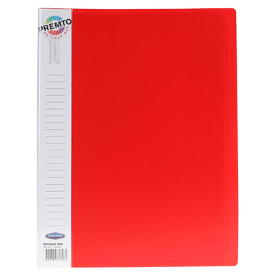 Premto A4 40 Pocket Display Book - Ketchup Red