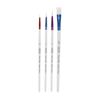 Icon Professional Paint Brush Set - Albino - Set of 4