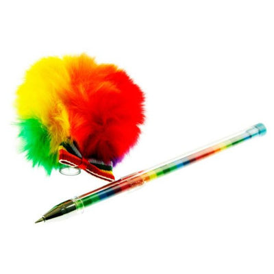 Emotionery Rainbow Plush Ballpoint Pen