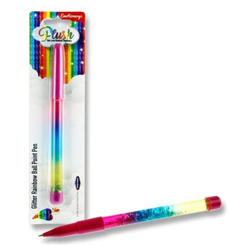 Emotionery Ballpoint Pen - Glitter Rainbow