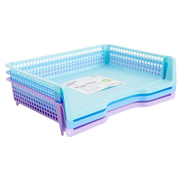 Premto Pastel A4 Paper Tray - Landscape Cornflower Blue