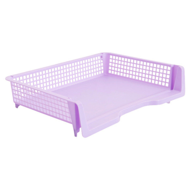 Premto Pastel A4 Paper Tray - Landscape Wild Orchid Purple