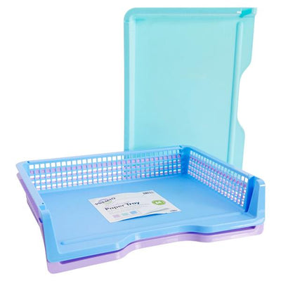 Premto Pastel A4 Paper Tray - Landscape Mint Magic