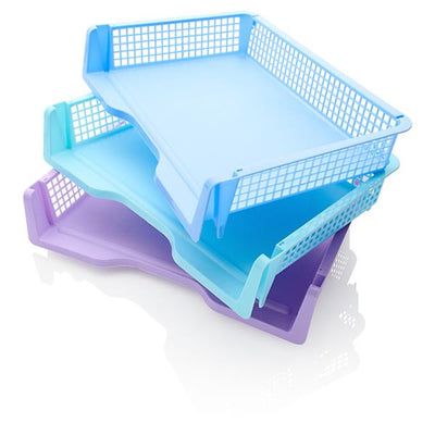 Premto Pastel A4 Paper Tray - Landscape Mint Magic