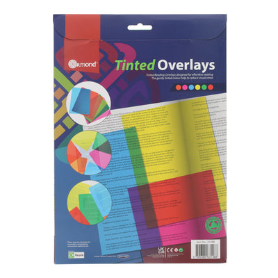 Ormond A4 Visual Memory Aid Tinted Overlays - Set of 6