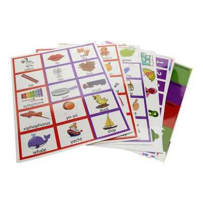 Ormond 650x971mm Circle Time Center Pocket Chart with 218 Double Sided Cards