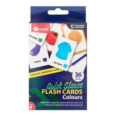 Ormond Quick Glance Flash Cards - Colours - 36 Cards