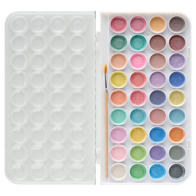 Icon Watercolour Art Set Pearlescent - 36 pieces