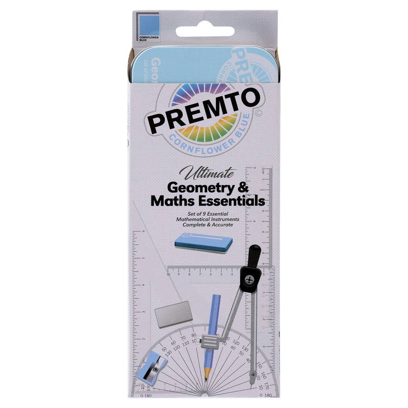 Premto Maths Set - Cornflower Blue - 9 Pieces