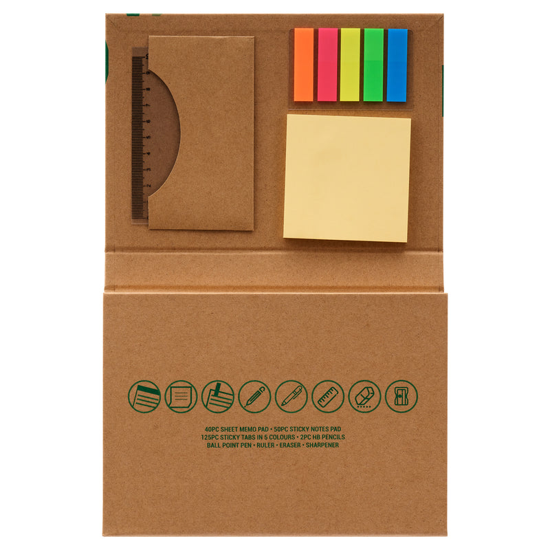 Concept Green Memo Pad Stationey Set