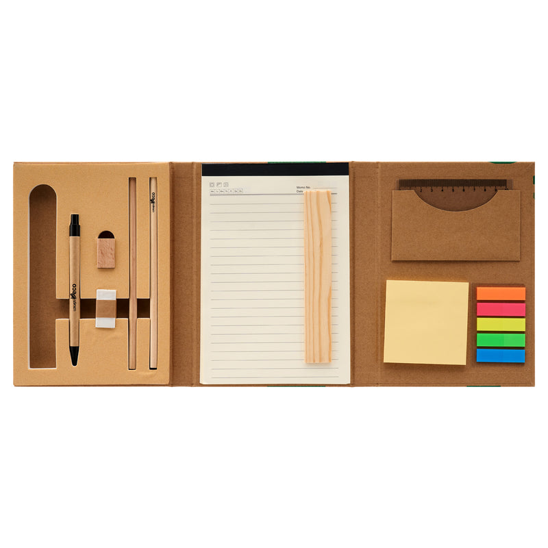 Concept Green Memo Pad Stationey Set