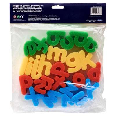 World of Colour Sponge Alphabet - Lower Case - Pack of 26