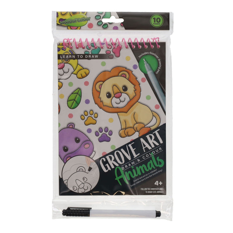 World of Colour Learn-To-Draw Sketch Pad - Lion