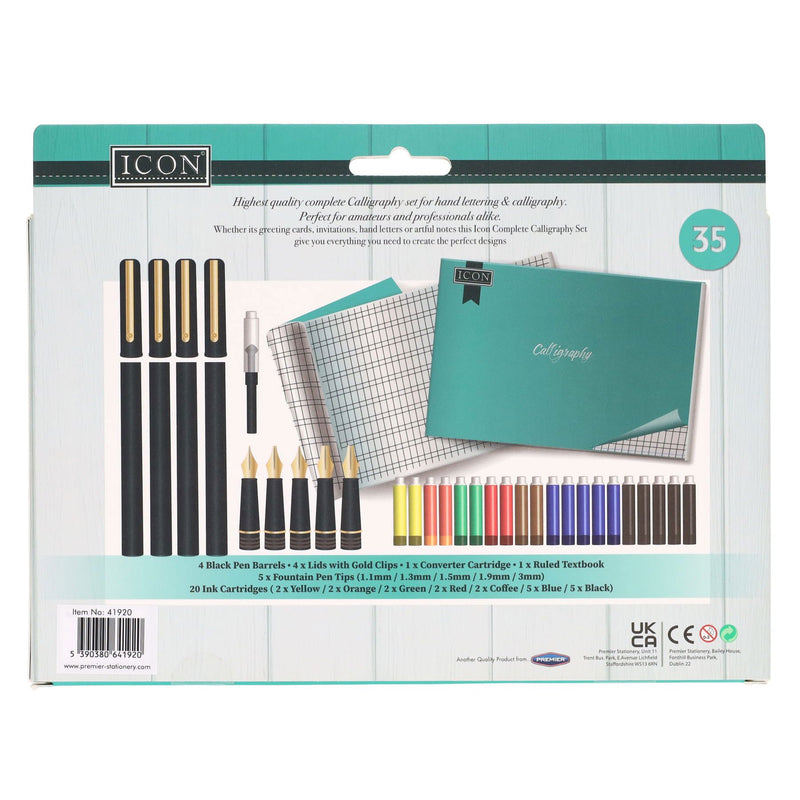 Icon Calligraphy Pen Set - 35 Pieces