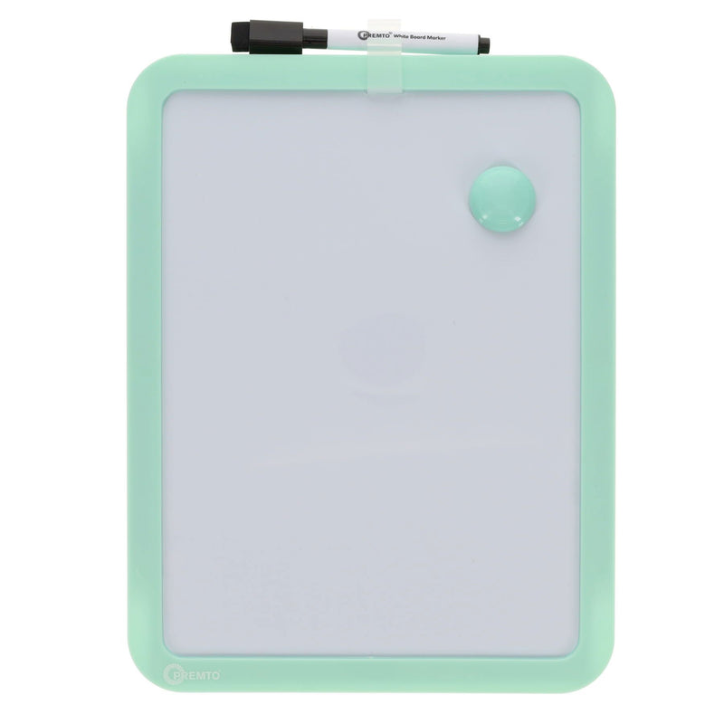 Premto Magnetic White Board With Dry Wipe Marker - Mint Magic - 285x215mm