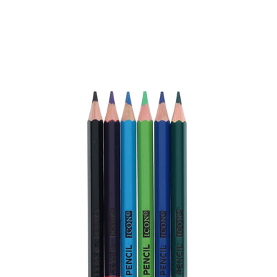 Icon Dual Tipped Colouring Pencils - Pack of 12