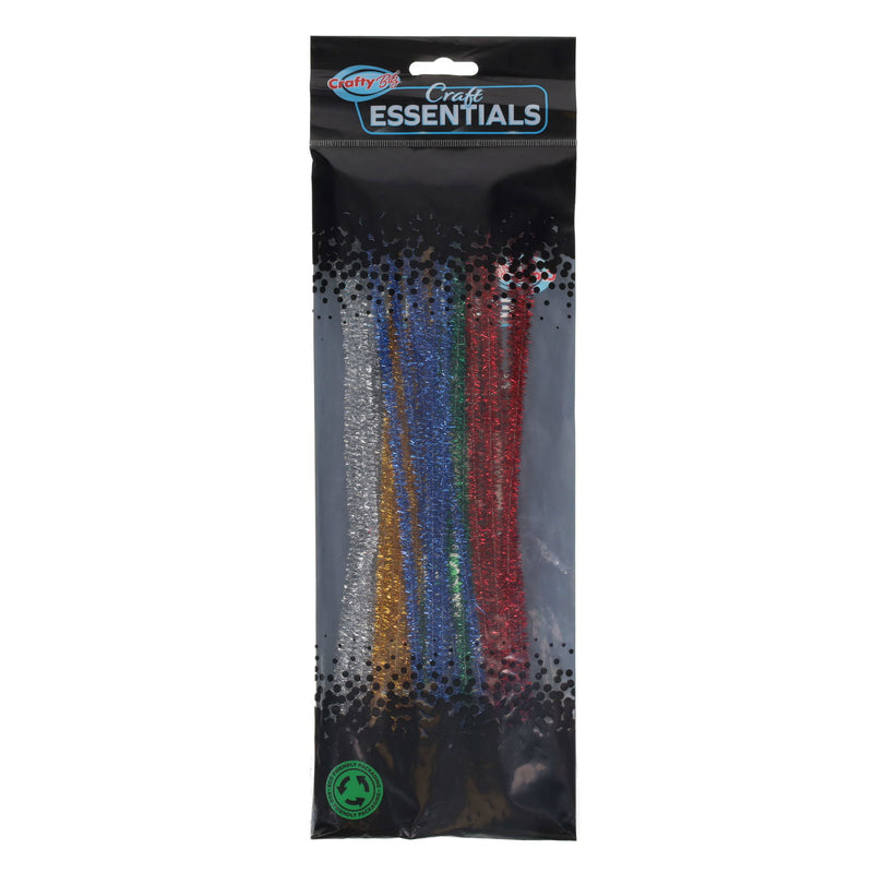 Crafty Bitz 12 Pipe Cleaners - Glitter - Pack of 30