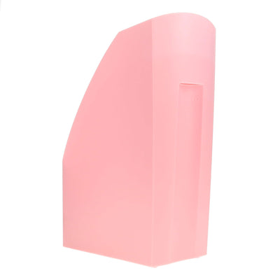 Premto Pastel Magazine Organiser Solid - Pink Sherbet