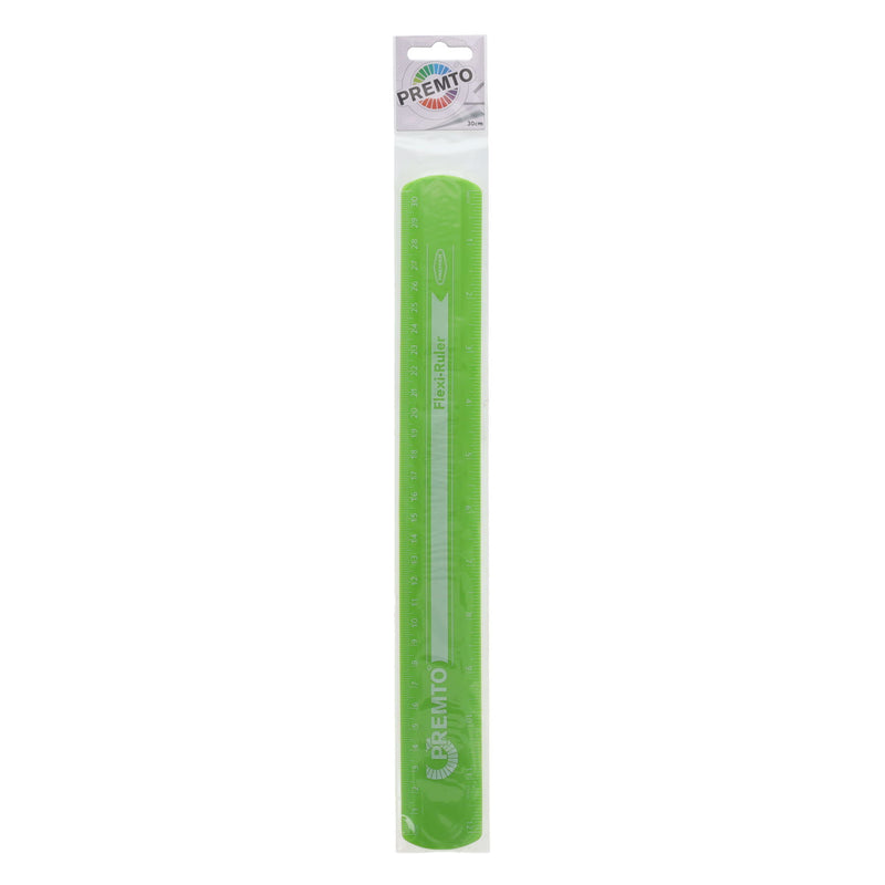 Premto Flexi Ruler - 30cm - Caterpillar Green