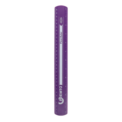 Premto Flexi Ruler - 30cm - Grape Juice