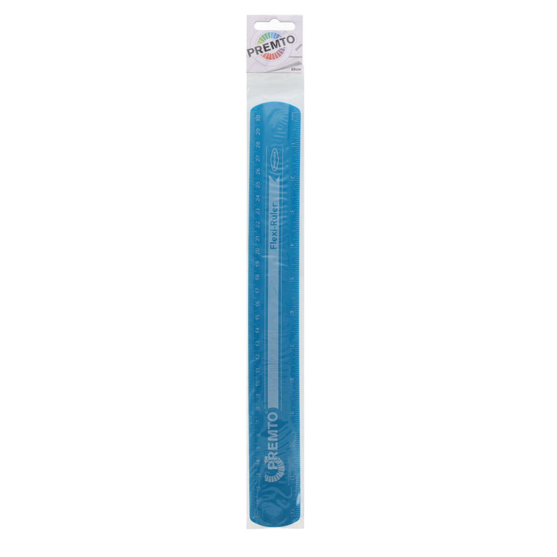 Premto Flexi Ruler - 30cm - Printer Blue