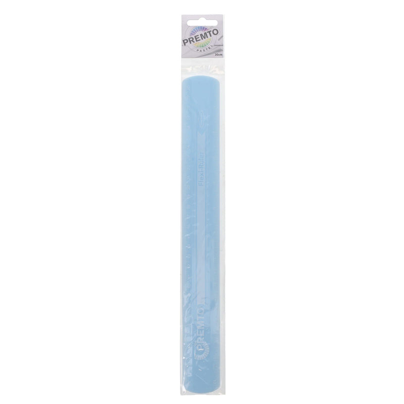 Premto Pastel Flexi Ruler - 30cm - Cornflower Blue