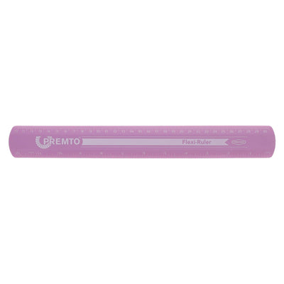 Premto Pastel Flexi Ruler - 30cm - Wild Orchid