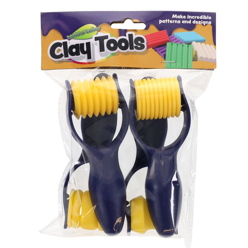 World of Colour Clay Tools - Rollers - Pack of 4