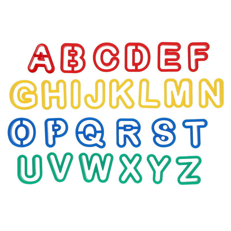 World of Colour Clay Cutters - Uppercase Letters - Pack of 26