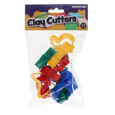 World of Colour Clay Cutters - Animation - Pack of 12