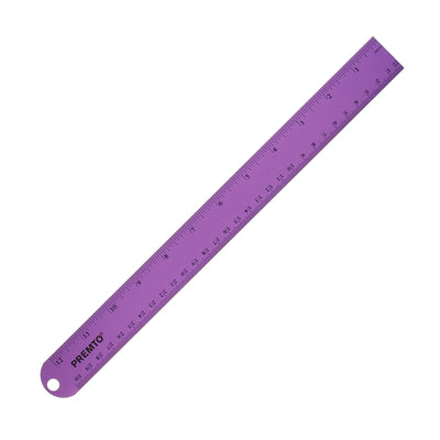 Premto S1 Aluminium Ruler 30cm - Grape Juice