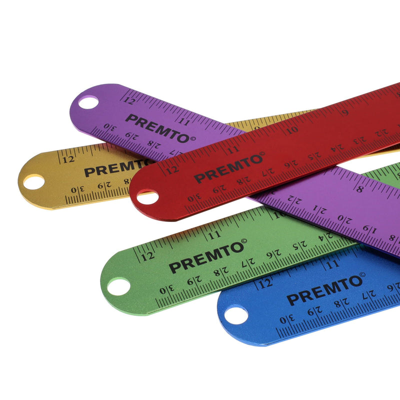 Premto S1 Aluminium Ruler 30cm - Grape Juice
