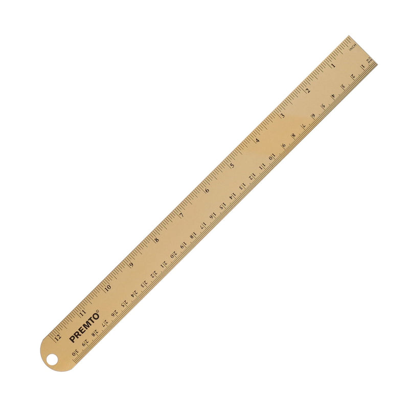Premto Pastel Aluminium Ruler 30cm - Papaya