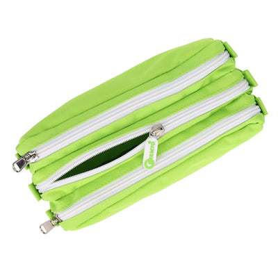 Premto 3 Pocket Pencil Case - Caterpillar Green