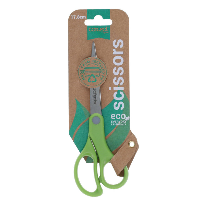 Concept Green Scissors - 17.8cm - Green