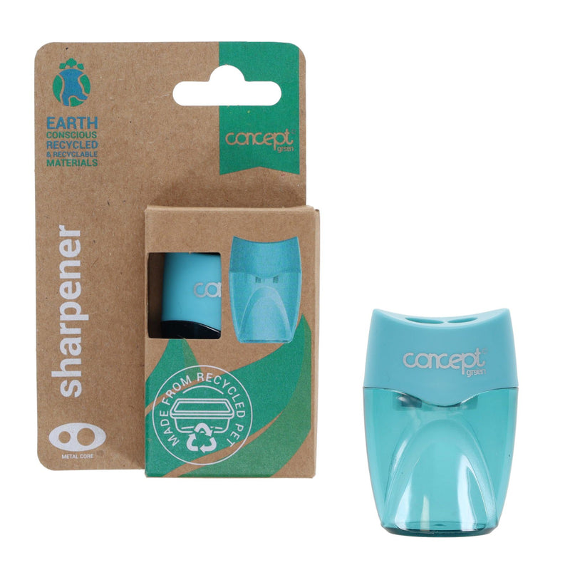 Concept Green Twin Hole Sharpener - Blue