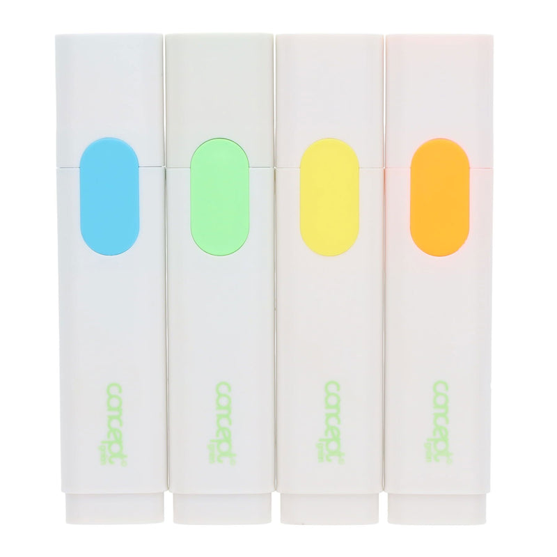 Concept Green Highlighters - Pack of 4